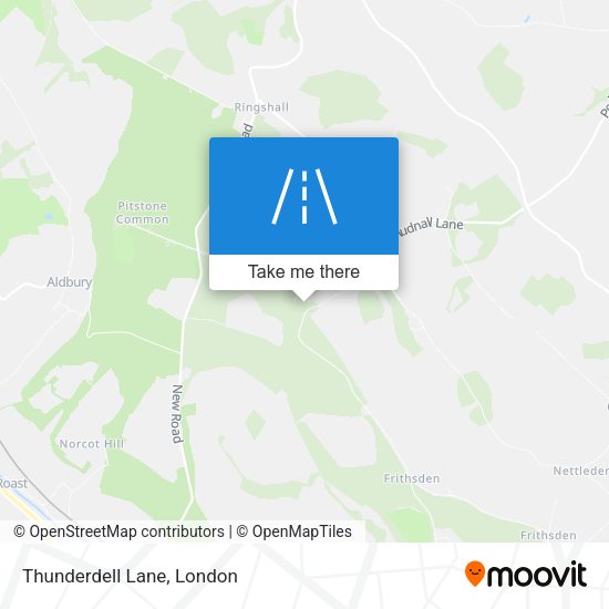 Thunderdell Lane map
