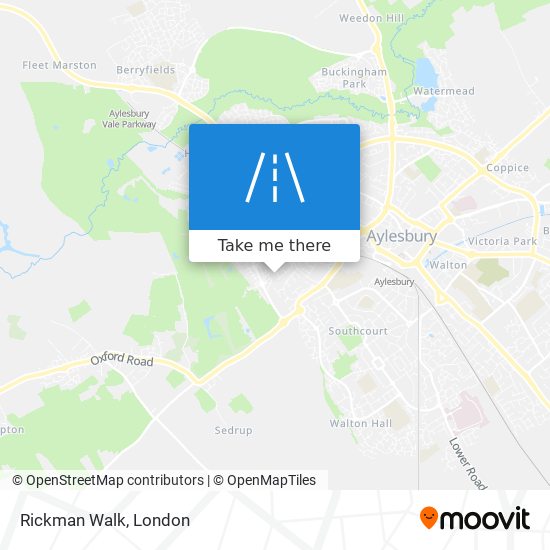 Rickman Walk map