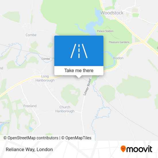Reliance Way map