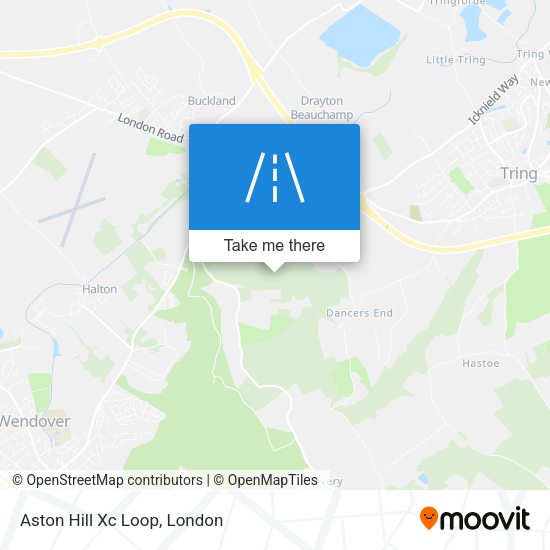 Aston Hill Xc Loop map