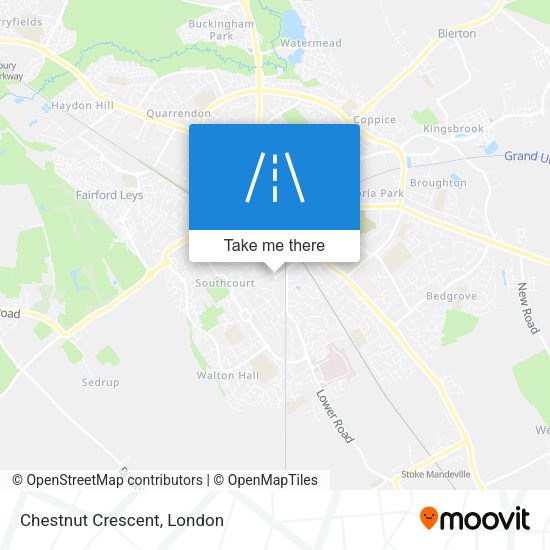 Chestnut Crescent map