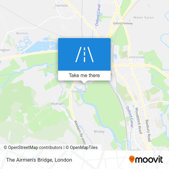 The Airmen's Bridge map