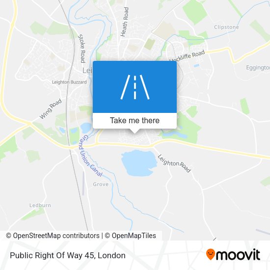 Public Right Of Way 45 map