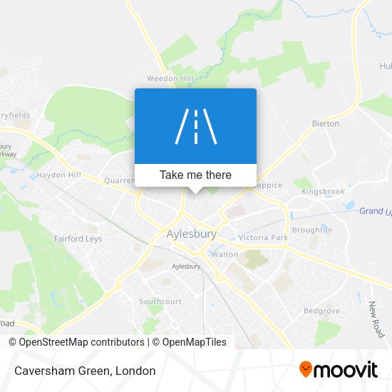 Caversham Green map