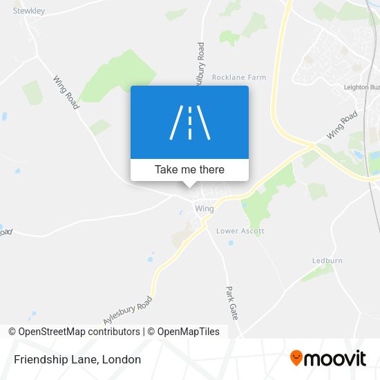 Friendship Lane map