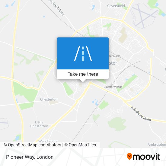 Pioneer Way map