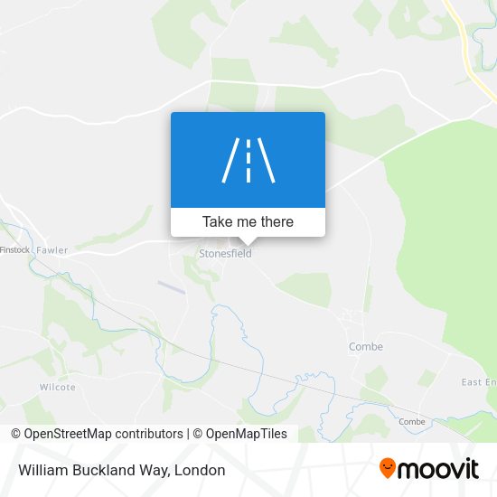 William Buckland Way map