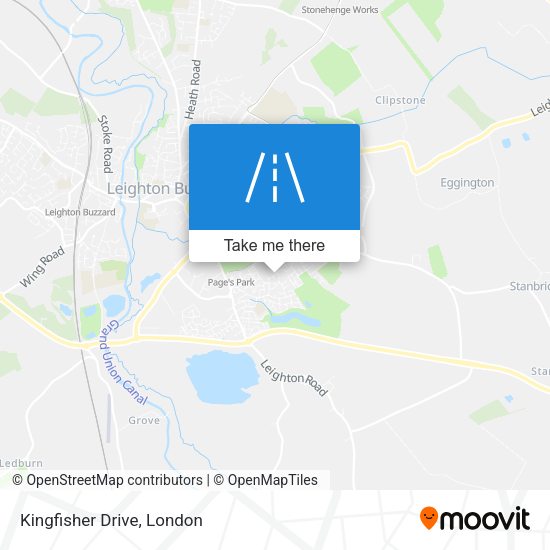 Kingfisher Drive map