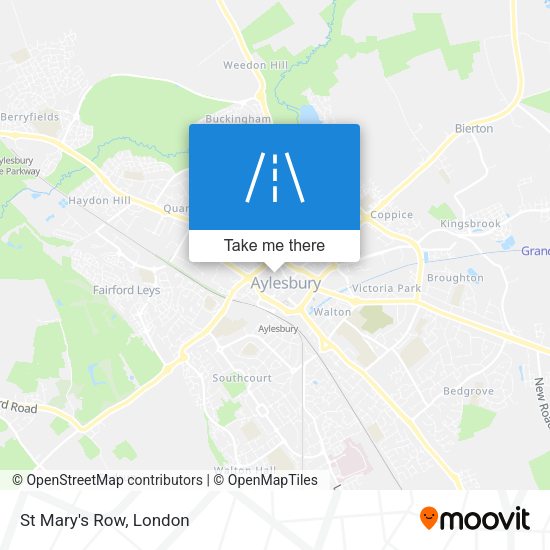 St Mary's Row map