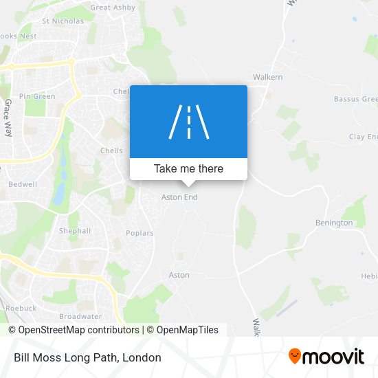 Bill Moss Long Path map