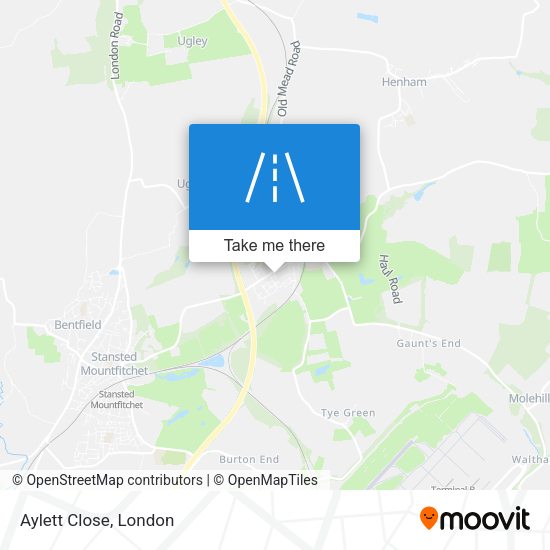 Aylett Close map