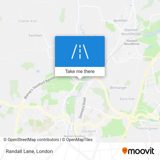 Randall Lane map