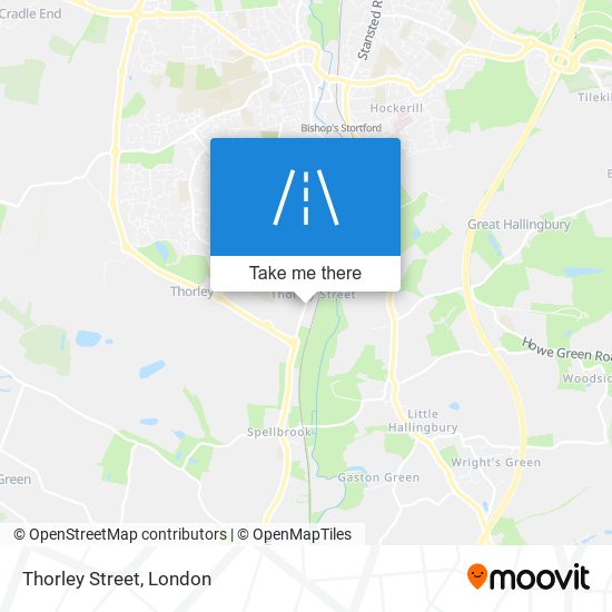 Thorley Street map