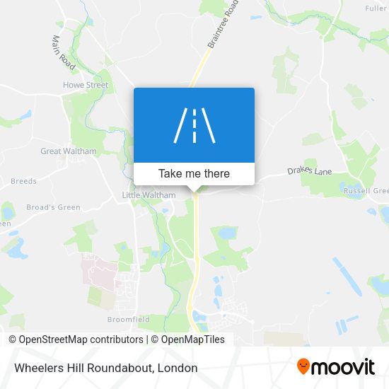 Wheelers Hill Roundabout map
