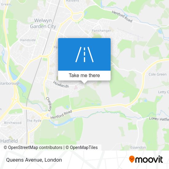 Queens Avenue map