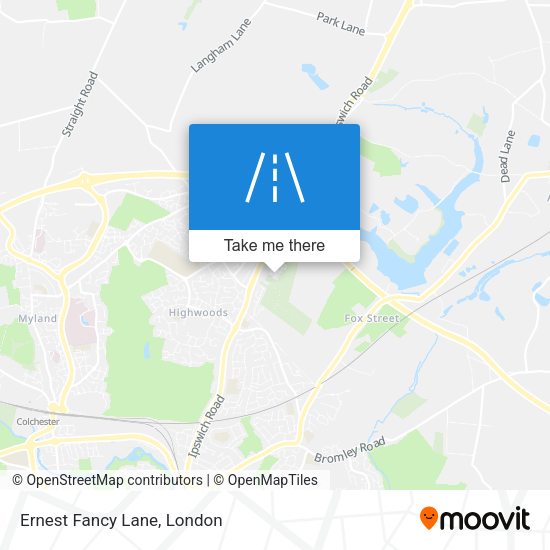 Ernest Fancy Lane map