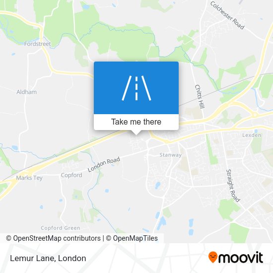Lemur Lane map