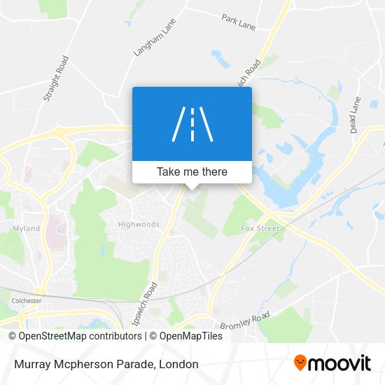 Murray Mcpherson Parade map
