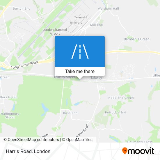 Harris Road map