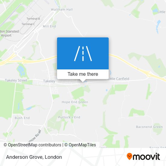 Anderson Grove map
