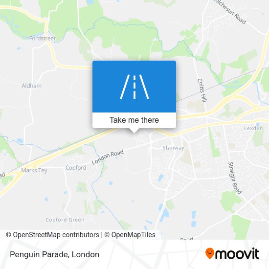 Penguin Parade map
