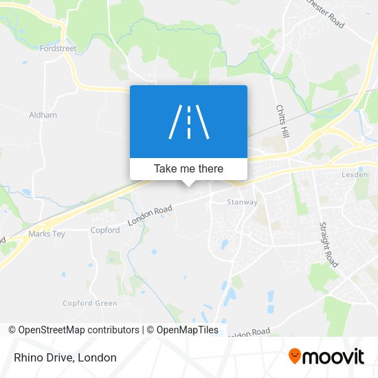 Rhino Drive map