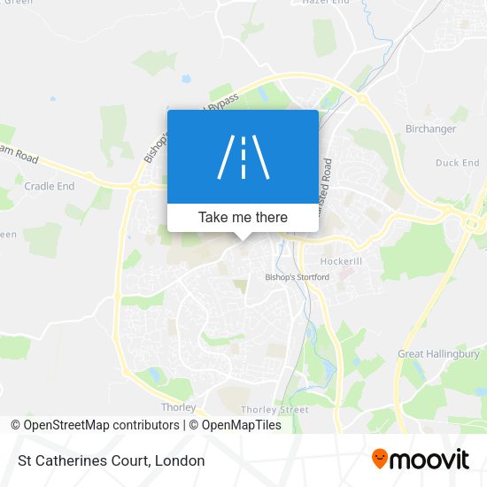 St Catherines Court map