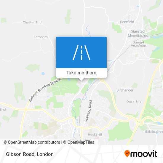 Gibson Road map