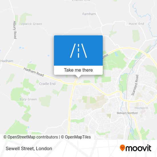 Sewell Street map