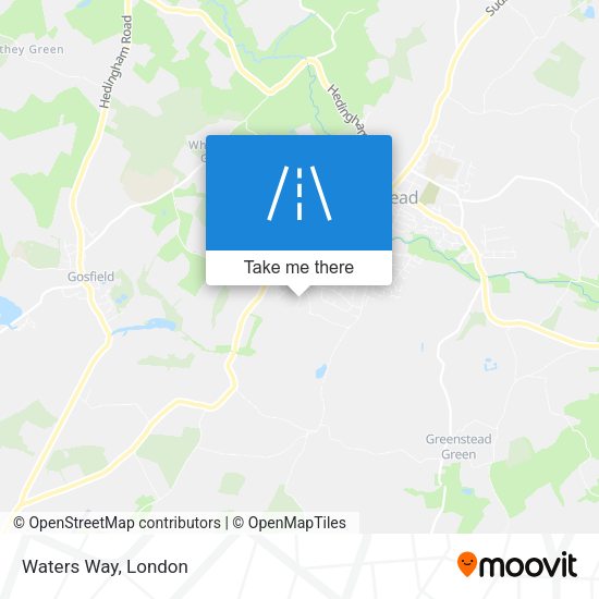 Waters Way map