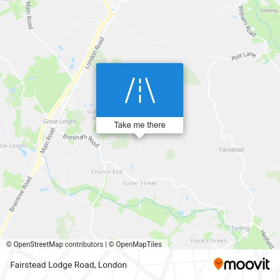 Fairstead Lodge Road map