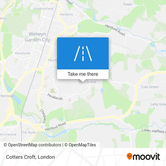 Cotters Croft map