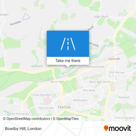 Bowlby Hill map