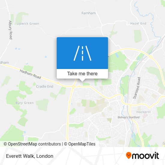 Everett Walk map