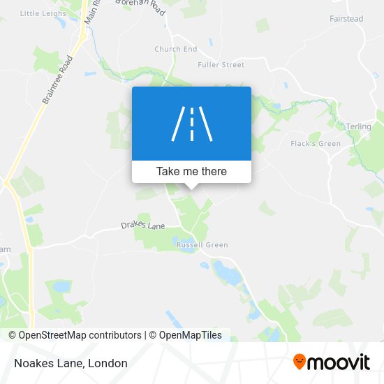Noakes Lane map