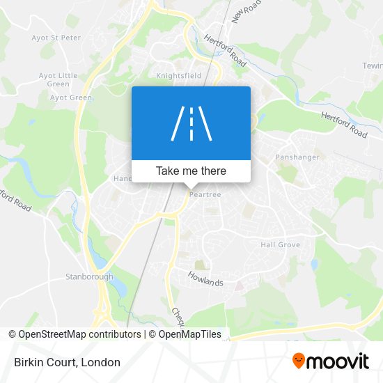 Birkin Court map