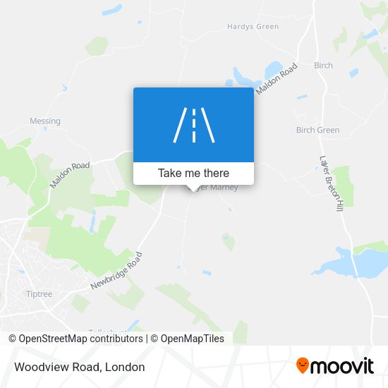Woodview Road map
