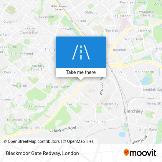 Blackmoor Gate Redway map