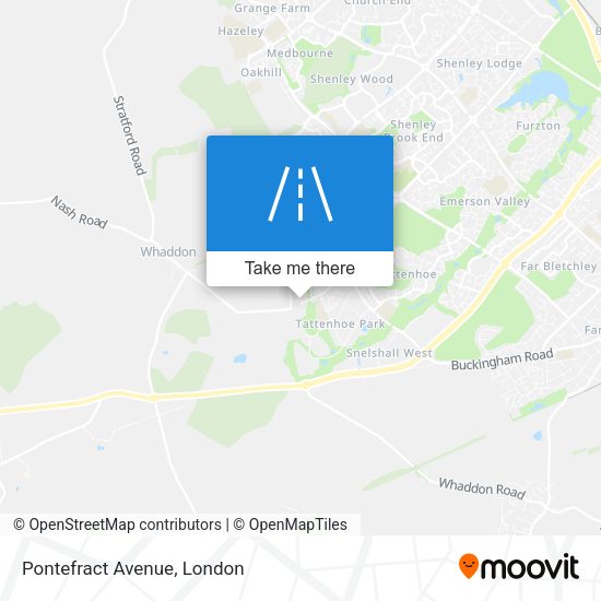 Pontefract Avenue map