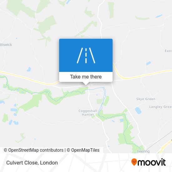Culvert Close map