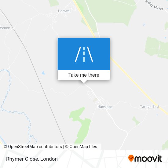 Rhymer Close map