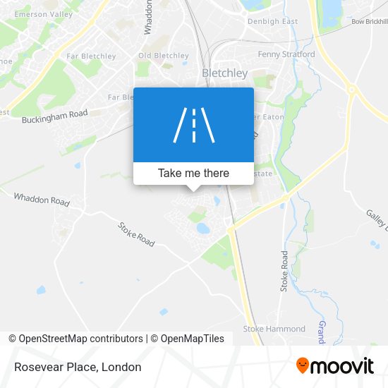 Rosevear Place map
