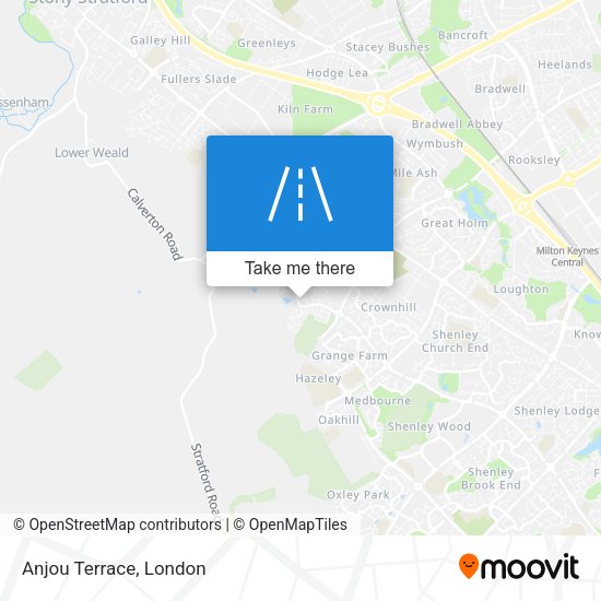 Anjou Terrace map