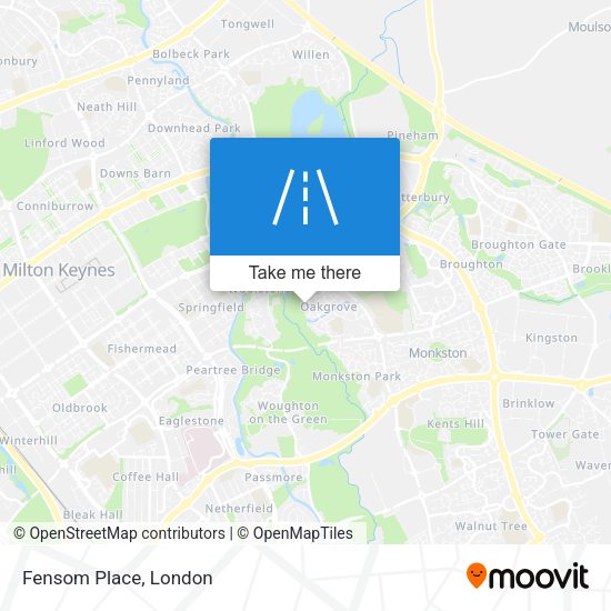 Fensom Place map