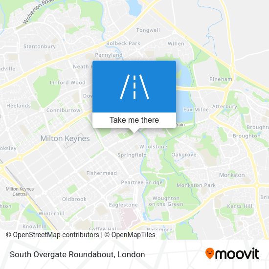 South Overgate Roundabout map