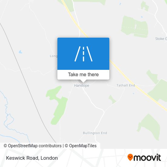 Keswick Road map