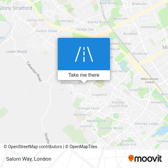 Salorn Way map