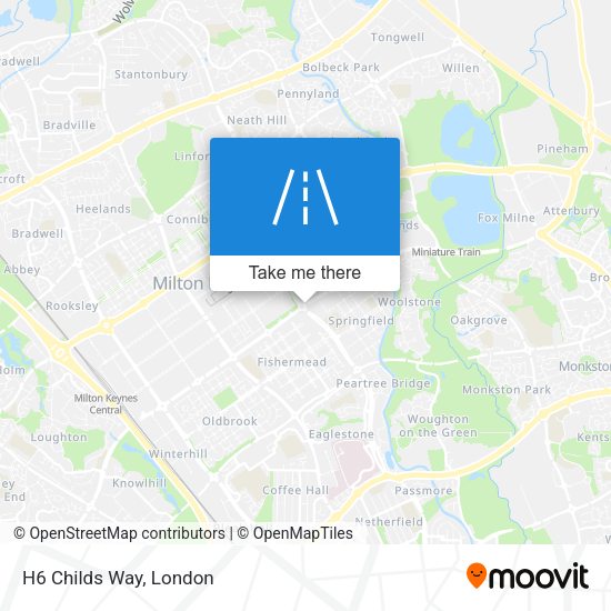H6 Childs Way map