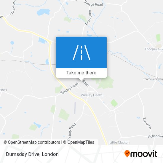 Dumsday Drive map