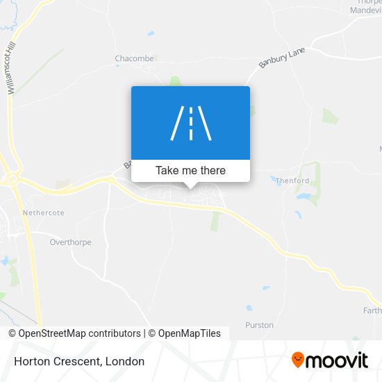 Horton Crescent map